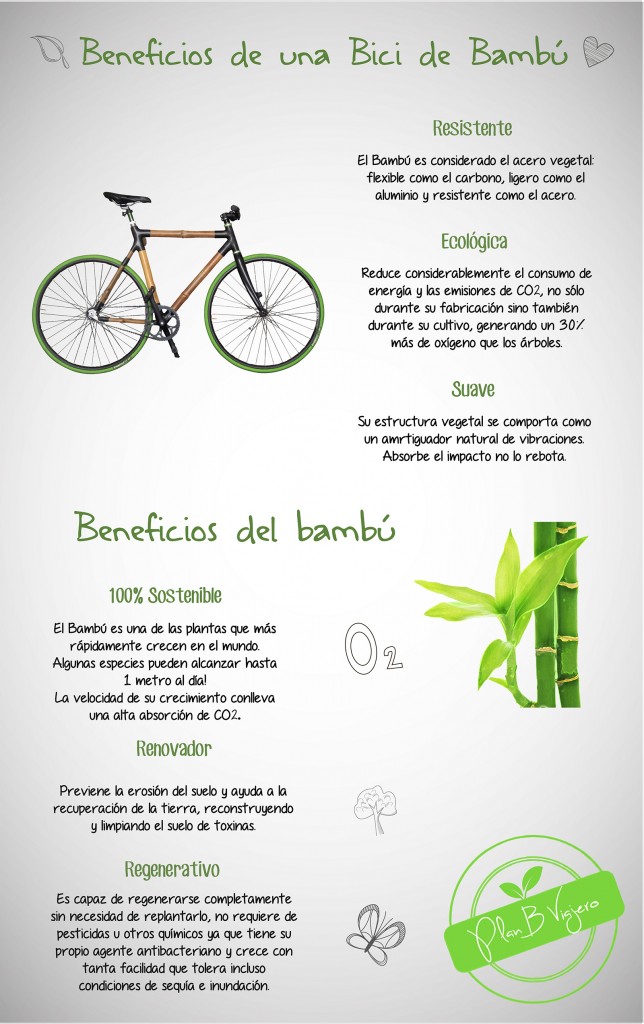 plan b viajero beneficios de la bicicleta de bambu