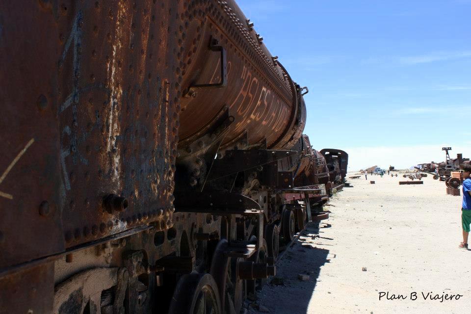 plan b viajero, salar de uyuni, Salar Uyuni, Bolivia, cementerio de trenes