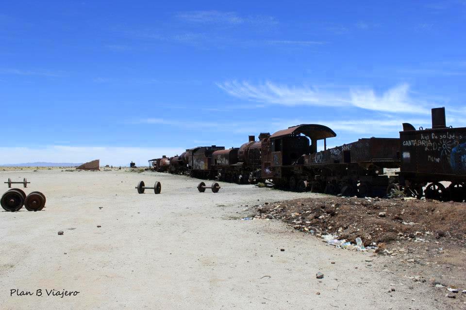 plan b viajero, salar de uyuni, Salar Uyuni, Bolivia, cementerio de trenes